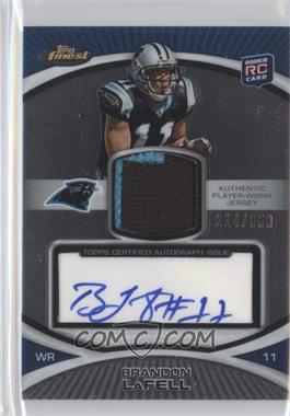 2010 Topps Finest - [Base] - Rookie Patch Autographs #104 - Brandon LaFell /350