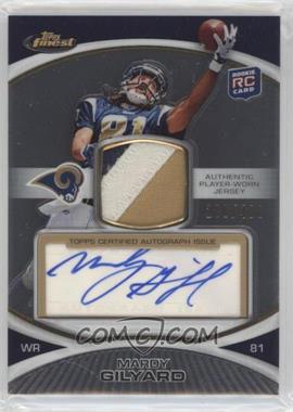 2010 Topps Finest - [Base] - Rookie Patch Autographs #32 - Mardy Gilyard /400