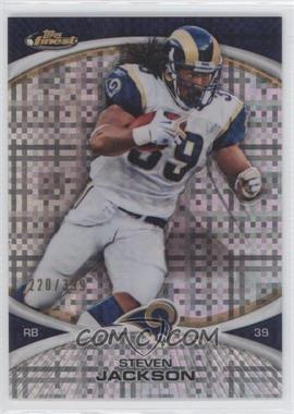 2010 Topps Finest - [Base] - X-Fractor #12 - Steven Jackson /399