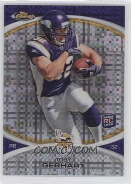 2010 Topps Finest - [Base] - X-Fractor #17 - Toby Gerhart /399