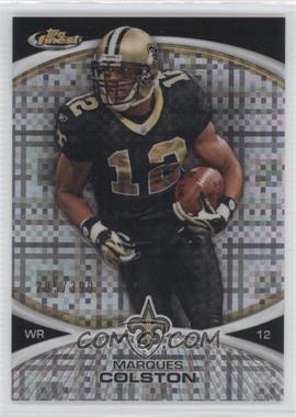 2010 Topps Finest - [Base] - X-Fractor #87 - Marques Colston /399