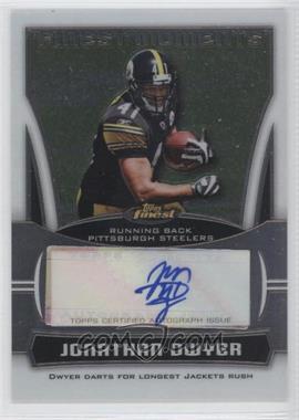 2010 Topps Finest - Finest Moments Autographs #FMA-JD - Jonathan Dwyer