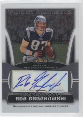 2010 Topps Finest - Finest Moments Autographs #FMA-RG - Rob Gronkowski