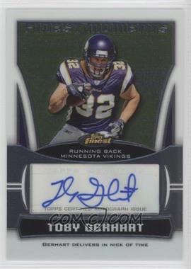 2010 Topps Finest - Finest Moments Autographs #FMA-TG - Toby Gerhart