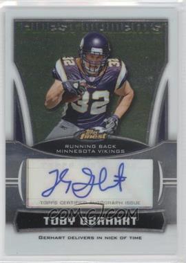 2010 Topps Finest - Finest Moments Autographs #FMA-TG - Toby Gerhart