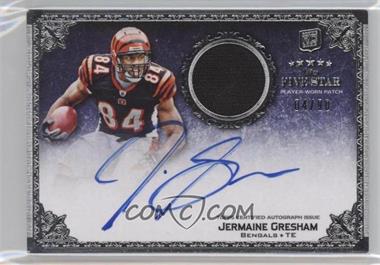 2010 Topps Five Star - [Base] #168 - Rookie Patch Autograph - Jermaine Gresham /90