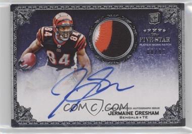 2010 Topps Five Star - [Base] #168 - Rookie Patch Autograph - Jermaine Gresham /90