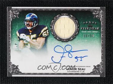 2010 Topps Five Star - Signatures Patch #SP-JS - Junior Seau /60