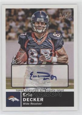 2010 Topps Magic - [Base] - Autographs #208 - Eric Decker