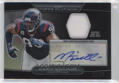 2010 Topps Platinum - Autographed Refractor Patch - Black #ARP-MWI - Mario Williams /99