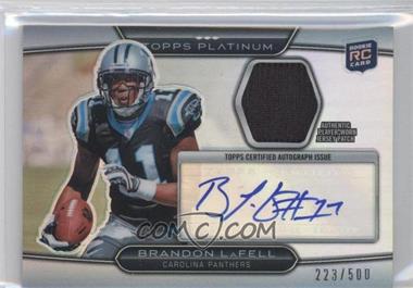 2010 Topps Platinum - Autographed Refractor Patch #ARP-BL - Brandon LaFell /500