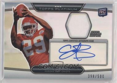 2010 Topps Platinum - Autographed Refractor Patch #ARP-EB - Eric Berry /500
