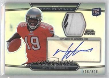 2010 Topps Platinum - Autographed Refractor Patch #ARP-MW - Mike Williams /800