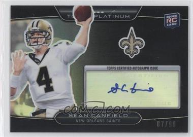 2010 Topps Platinum - [Base] - Black Refractor Rookie Autograph #21 - Sean Canfield /99