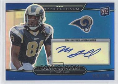 2010 Topps Platinum - [Base] - Blue Refractor Rookie Autograph #135 - Mardy Gilyard /599 [Noted]
