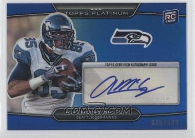 2010 Topps Platinum - [Base] - Blue Refractor Rookie Autograph #147 - Anthony McCoy /599