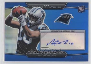 2010 Topps Platinum - [Base] - Blue Refractor Rookie Autograph #41 - Armanti Edwards /599