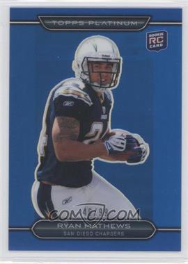 2010 Topps Platinum - [Base] - Blue Refractor #36 - Ryan Mathews /99