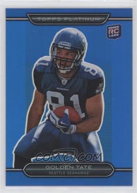 2010 Topps Platinum - [Base] - Blue Refractor #78 - Golden Tate /99