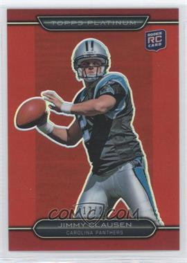 2010 Topps Platinum - [Base] - Red Refractor #93 - Jimmy Clausen /25