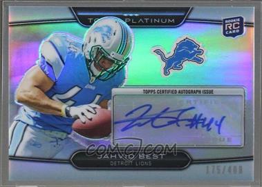 2010 Topps Platinum - [Base] - Refractor Rookie Autograph #157 - Jahvid Best /400 [Noted]