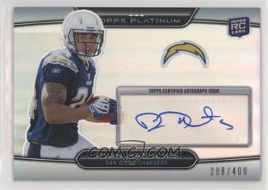 2010 Topps Platinum - [Base] - Refractor Rookie Autograph #36 - Ryan Mathews /400