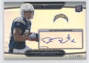 2010 Topps Platinum - [Base] - Refractor Rookie Autograph #36 - Ryan Mathews /400