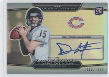 2010 Topps Platinum - [Base] - Refractor Rookie Autograph #51 - Dan LeFevour /1225