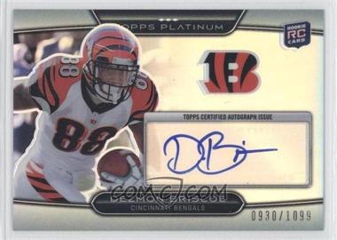 2010 Topps Platinum - [Base] - Refractor Rookie Autograph #65 - Dezmon Briscoe /1099