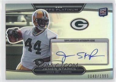 2010 Topps Platinum - [Base] - Refractor Rookie Autograph #8 - James Starks /1099