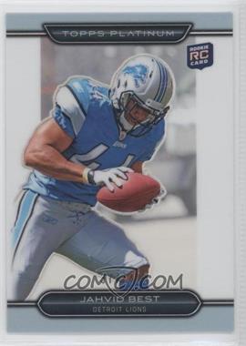 2010 Topps Platinum - [Base] - White Refractor #157 - Jahvid Best /499