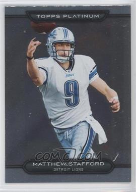 2010 Topps Platinum - [Base] #9 - Matthew Stafford