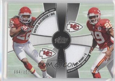 2010 Topps Prime - 2nd Quarter Combo Relics #2QR-MB - Dexter McCluster, Eric Berry /355