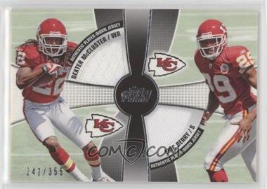 2010 Topps Prime - 2nd Quarter Combo Relics #2QR-MB - Dexter McCluster, Eric Berry /355