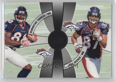 2010 Topps Prime - 2nd Quarter #2Q-25 - Demaryius Thomas, Eric Decker