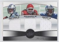 Jimmy Clausen, Dexter McCluster, Jahvid Best #/275