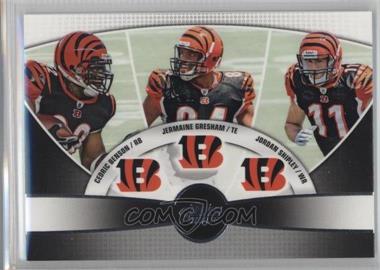 2010 Topps Prime - 3rd Quarter #3Q-17 - Cedric Benson, Jermaine Gresham, Jordan Shipley