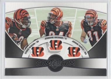 2010 Topps Prime - 3rd Quarter #3Q-17 - Cedric Benson, Jermaine Gresham, Jordan Shipley