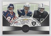 Demaryius Thomas, Ryan Mathews, Rolando McClain