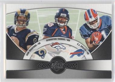 2010 Topps Prime - 3rd Quarter #3Q-24 - Sam Bradford, Demaryius Thomas, C.J. Spiller