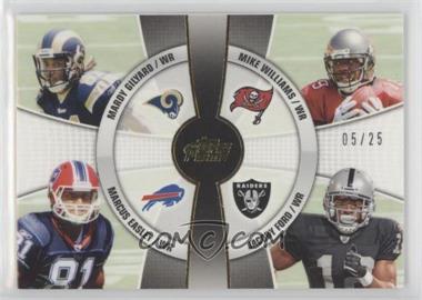 2010 Topps Prime - 4th Quarter - Gold #4Q-7 - Mardy Gilyard, Marcus Easley, Mike Williams, Jacoby Ford /25