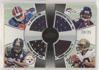 C.J. Spiller, Jonathan Dwyer, Demaryius Thomas, Jimmy Graham #/25