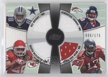 2010 Topps Prime - 4th Quarter Combo Relics #4QR-BMTB - Dez Bryant, Dexter McCluster, Demaryius Thomas, Arrelious Benn /175