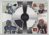 Jimmy Clausen, Golden Tate, Colt McCoy, Jordan Shipley #/175