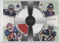 Dez Bryant, C.J. Spiller, DeMaryius Thomas, Ryan Mathews #/175