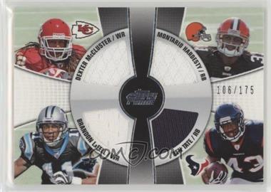 2010 Topps Prime - 4th Quarter Combo Relics #4QR-MLHT - Dexter McCluster, Brandon LaFell, Montario Hardesty, Ben Tate /175