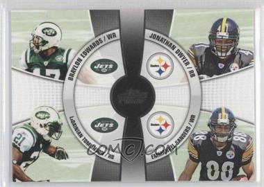 2010 Topps Prime - 4th Quarter #4Q-10 - Braylon Edwards, LaDainian Tomlinson, Jonathan Dwyer, Emmanuel Sanders