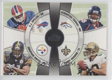 2010 Topps Prime - 4th Quarter #4Q-11 - C.J. Spiller, Jonathan Dwyer, Demaryius Thomas, Jimmy Graham