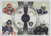 Dexter McCLuster, DeMaryius Thomas, Ryan Mathews, Rolando McClain