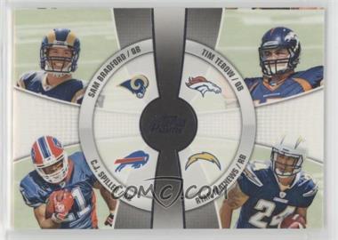 2010 Topps Prime - 4th Quarter #4Q-25 - Sam Bradford, C.J. Spiller, Tim Tebow, Ryan Mathews